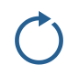 Clockwise Circle Arrow Icon
